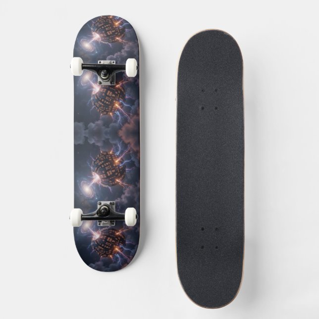 Skateboard Stellar Path – Journey Through the Universe´4 (Anverso)