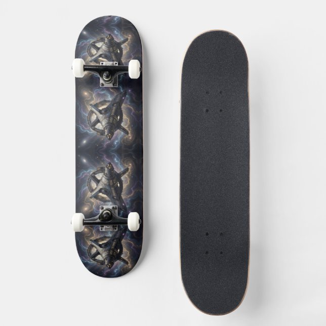 Skateboard Stellar Path – Journey Through the Universe´7 (Anverso)