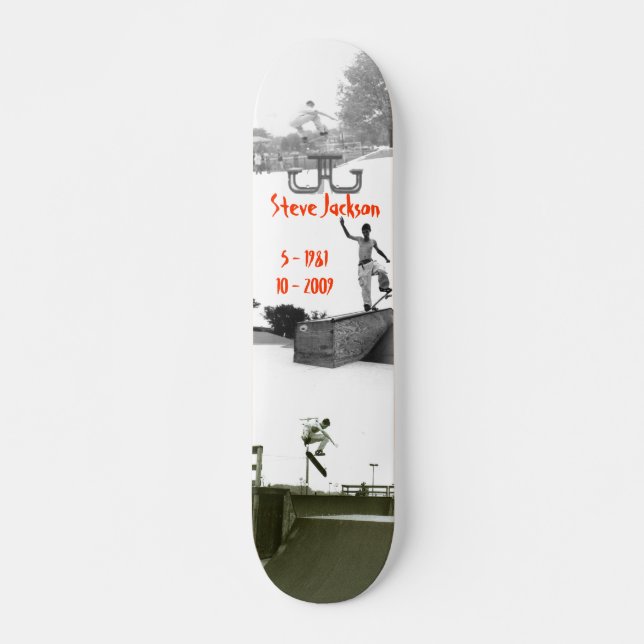 Skateboard Steve Jackson (Anverso )