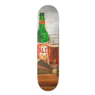 Skateboard Still Life with Beer (La vida con la cerveza) por 
