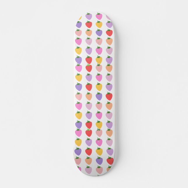 SKATEBOARD STRAWBERRY RUBOR (Anverso )