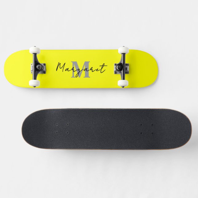 Skateboard Su nombre en la tabla de patinaje Personalizado -  (Horz)