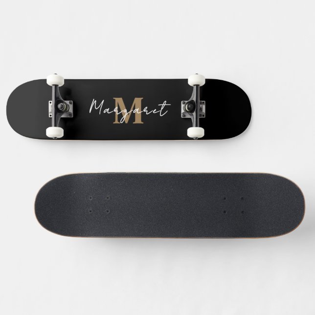 Skateboard Su nombre en la tabla de patinaje Personalizado -  (Horz)