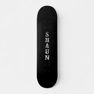 Skateboard Su nombre en una tabla de patinaje