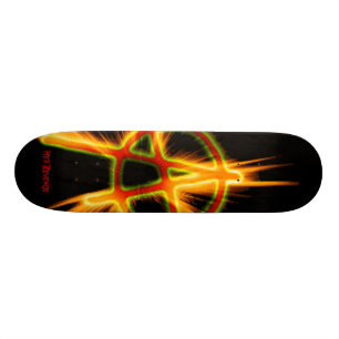 Skateboard Su tabla de patinaje sobre la anarquía venganza
