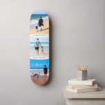 Skateboard Su tablero de Collage de fotos con texto Personali<br><div class="desc">Skateboard con Personalizado Collage de fotos Familia Amor Texto personalizado - Madre / Padre / Hijo / Padres / Pareja - Fotos modernas Personalizados Únicas Tu Propio Diseño - Familia Especial / Amigos o Skateboard Personal / Regalo - Añadir Tus Fotos y Texto - Nombre / Fondo Favorito - Elementos...</div>
