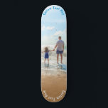 Skateboard Su tablero de fotos con nombre de texto Personaliz<br><div class="desc">Skateboard de fotos y texto personalizado - Única tu propia familia personalizada de diseño / amigos o patines personales regalo - Añadir tu foto y texto / nombre - Redimensionar y mover o eliminar y añadir elementos / imágenes con la herramienta Personalización ! Elija fuente / tamaño / color! Buena...</div>
