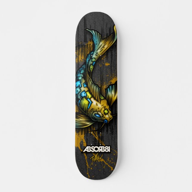 Skateboard SUBMERGE/Koi (Anverso )