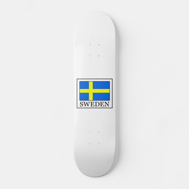 Skateboard Suecia (Anverso)