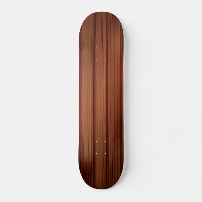 Skateboard Suelo De Madera (Anverso)