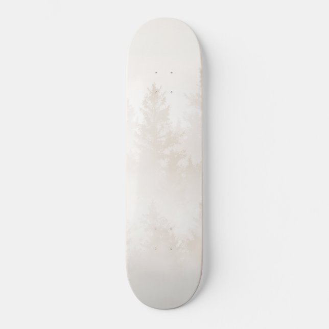 Skateboard Sueño cálido del bosque de Beige #1 #decoración #a (Anverso)