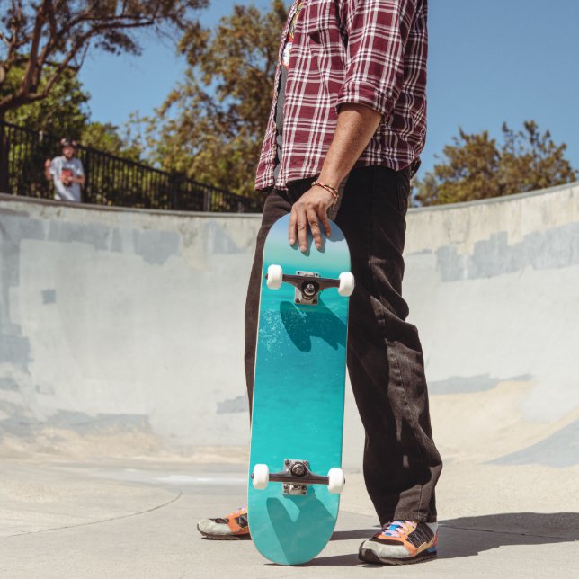 Skateboard Sueño de burbujas submarinas del Caribe 5 (Exterior 2)