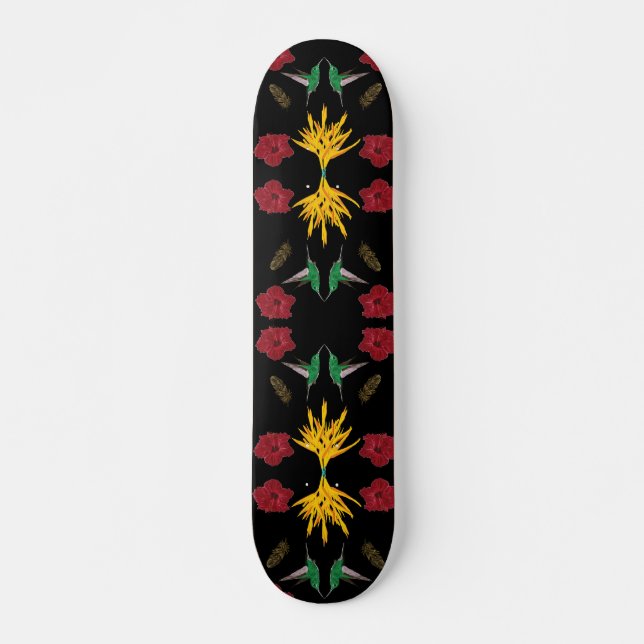 Skateboard Sueño de Hummingbirds (Anverso )