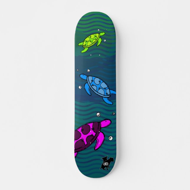 Skateboard Sueño de la tortuga (Anverso )