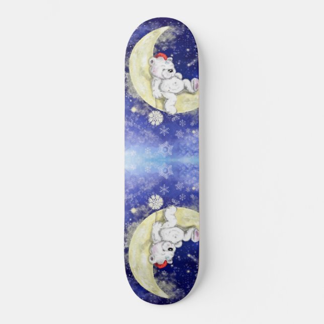 Skateboard Sueño dulce Oso Pequeño - Cuto (Anverso)