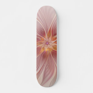 Skateboard Sueño floral abstracto de fractal de arte de flor