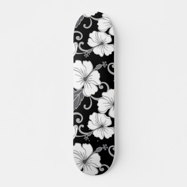 SKATEBOARD SUEÑO POLINESIO (NEGRO) (Anverso )