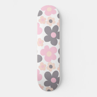 Skateboard Sueño retro de margaritas rosadas de Rubor #1 #ret
