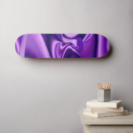 Skateboard Sueños de flores moradas