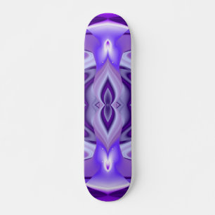 Skateboard Sueños de flores moradas