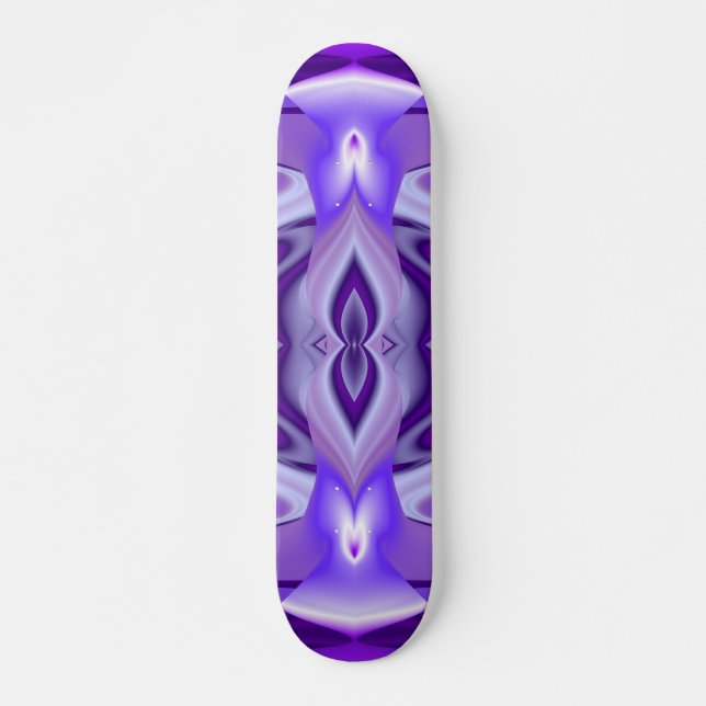 Skateboard Sueños de flores moradas (Anverso )