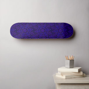 Skateboard Sueños del Kaleidoscopio Azul Profundo