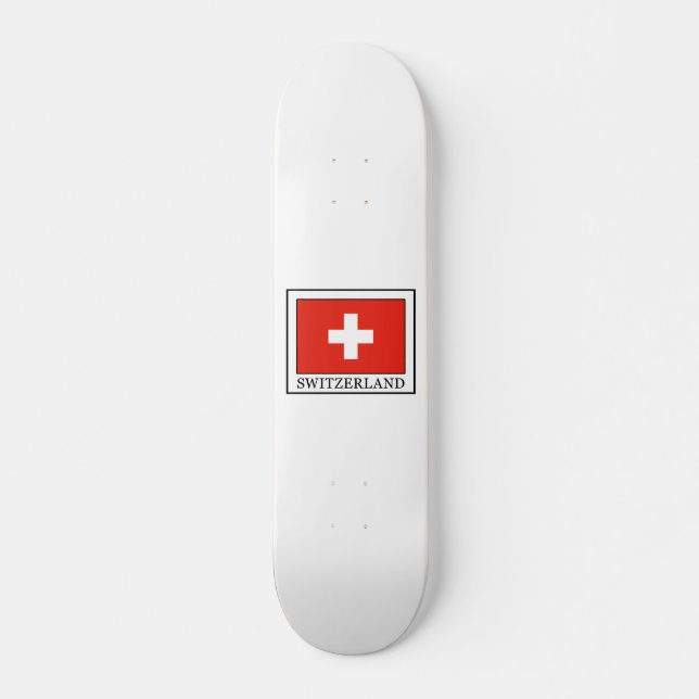 Skateboard Suiza (Anverso )