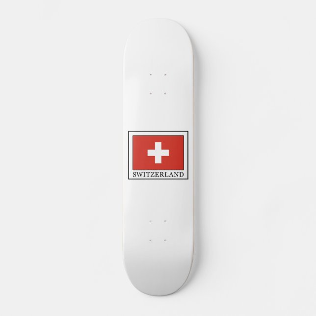 Skateboard Suiza (Anverso)