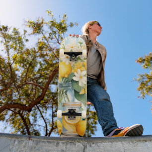 Skateboard Summer Lemon Blossom Jar