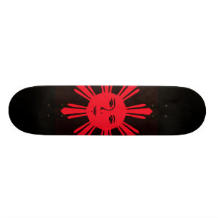 Skateboard Sun filipino de la libertad