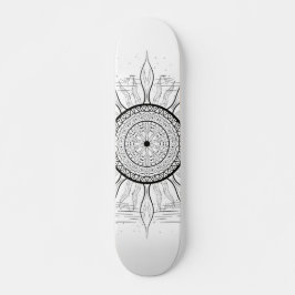 Skateboard Sun Mandala 1