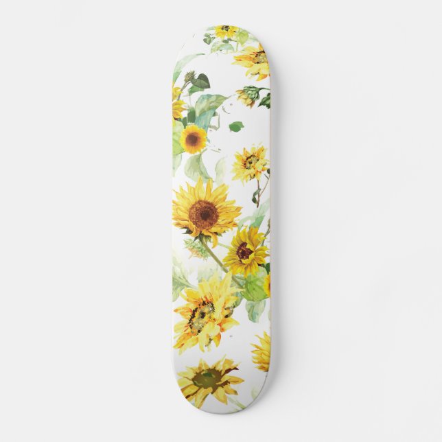 Skateboard Sunflower (Anverso)