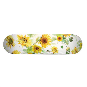 Skateboard Sunflower