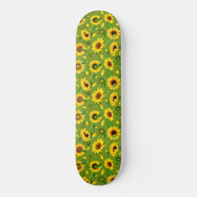 Skateboard Sunflower 4 (Anverso)
