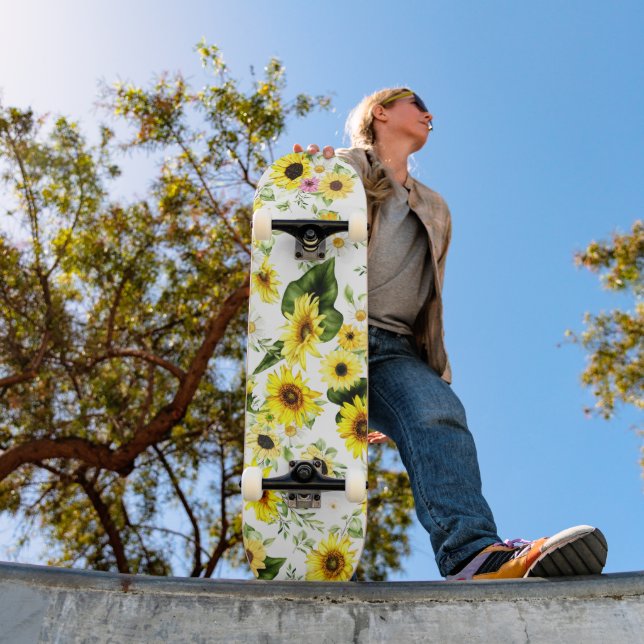 Skateboard Sunflower 7 (Exterior 1)