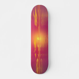 Skateboard Sunrise Sunset