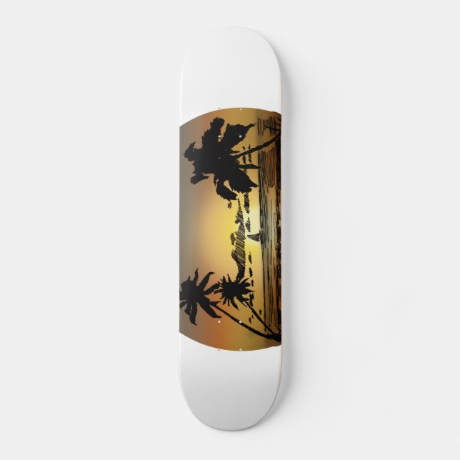 Skateboard Sunset (Anverso)