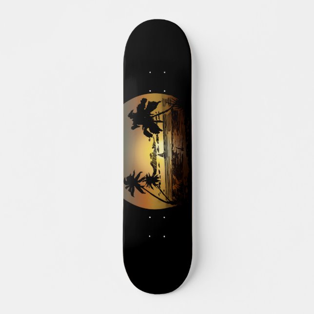 Skateboard Sunset (Anverso )