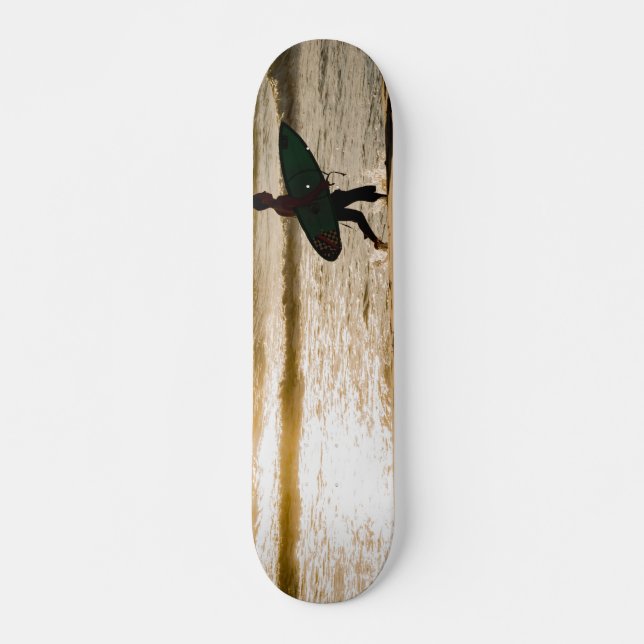 Skateboard Sunset Beach (Anverso )