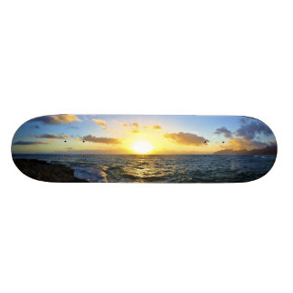 Skateboard Sunset de Hawái