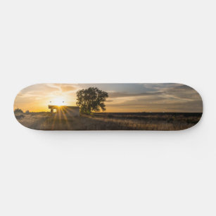 Skateboard Sunset de Shed Colorado abandonado