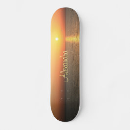 Skateboard Sunset Sky