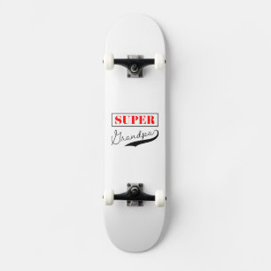 Skateboard Super Grandpa