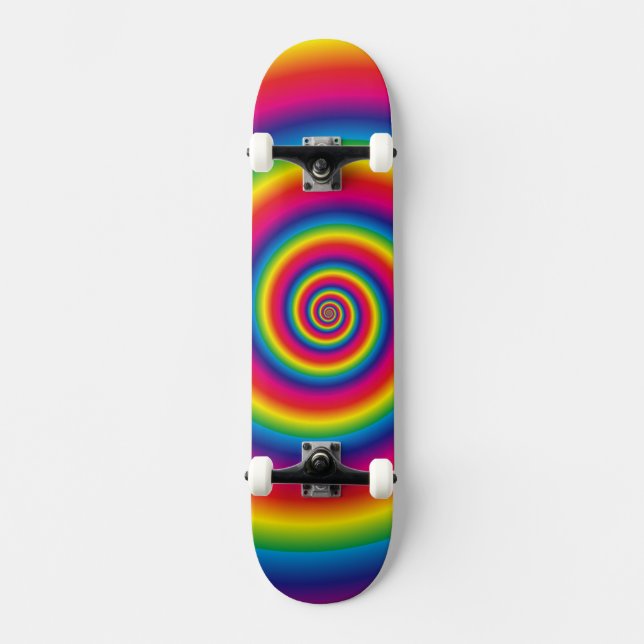 Skateboard Super Guay Rainbow Swirl (Anverso)