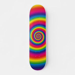 Skateboard Super Guay Rainbow Swirl