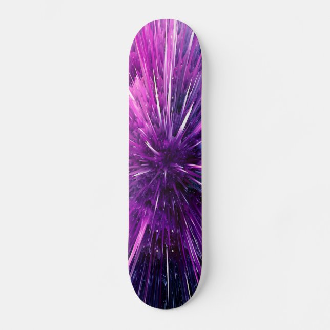 Skateboard Súper sónico - morado precioso (Anverso)