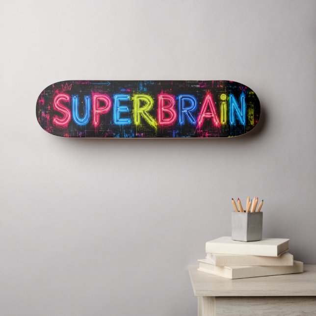 Skateboard Superbrain AI (Arte de pared (horz))