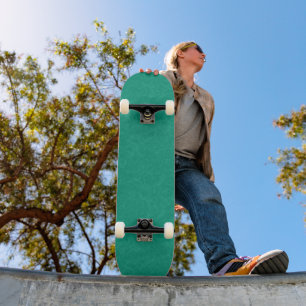 Skateboard Superficie texturizada verde azulado con patrón de