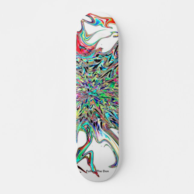 Skateboard Supernova psicodélica del espacio exterior (Anverso )