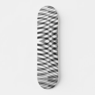 Skateboard Superposición de rayas negras y grises